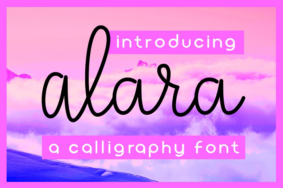 Alara: A Script Font That Adds Flair to Your Branding