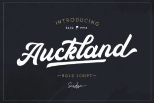 Auckland Script: A Bold Choice for Branding and Design