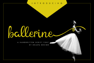 Ballerine: The Script Handwritten Font That Elevates Your Digital Brand
