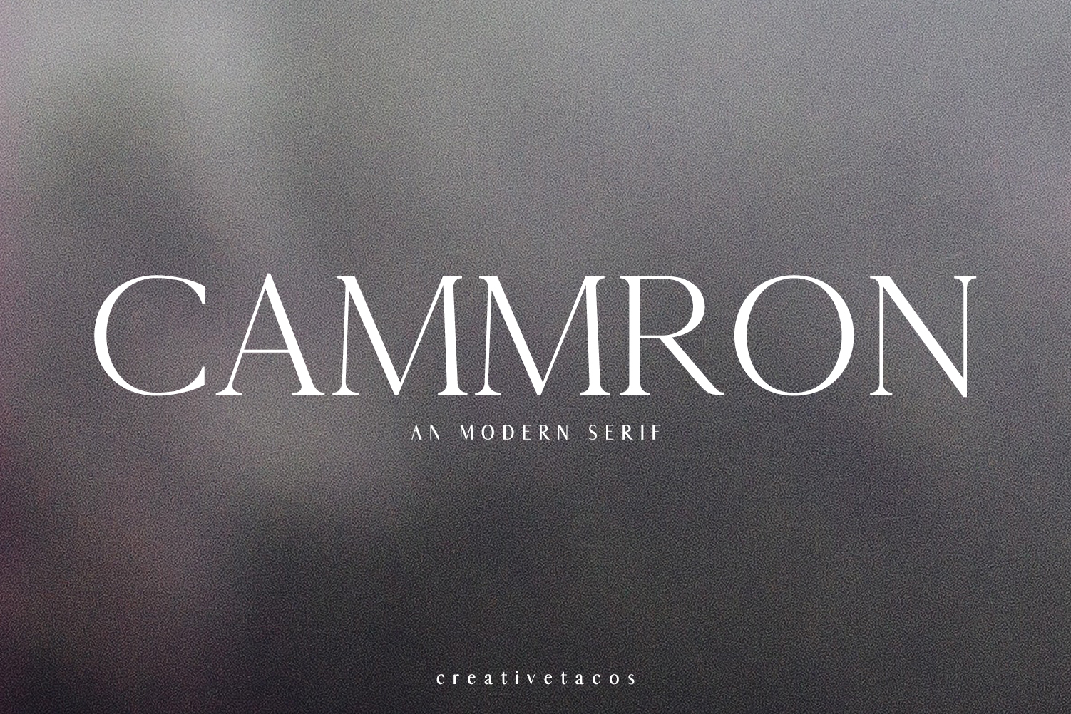 Cammron: A Serif Font for Editorial Elegance and Modern Readability