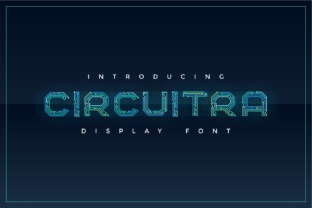 Circuitra: A Tech-Inspired Font for Creative Crafters