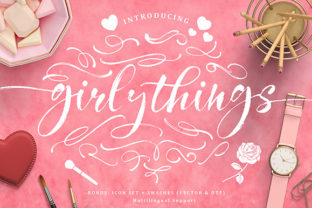 Girly Things Family: The Ultimate Script Font for Branding and Social Media Design