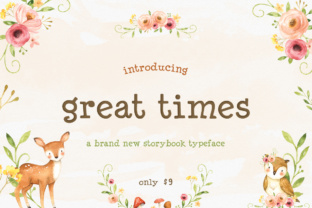 Great Times: The Serif Font That Elevates Every Design