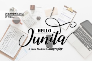 Hello Junita: A Script Font That Brings Warmth and Elegance to Every Project