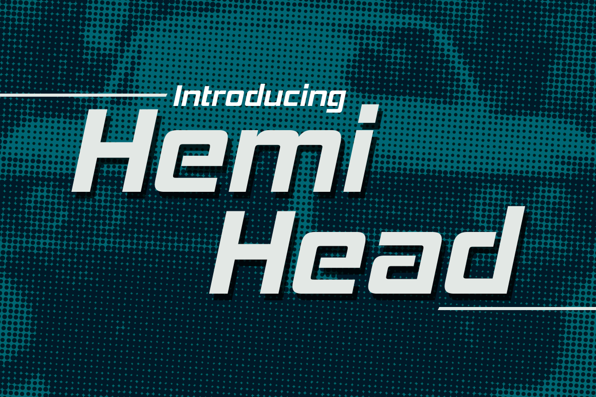 Hemi Head: A Bold Typeface for Creative Crafters