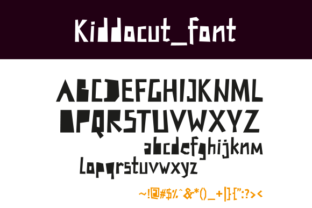 Kiddocut: A Unique Decorative Font for Creative Projects