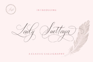 Lady Suettaya: A Script Handwritten Font for Creative Campaigns