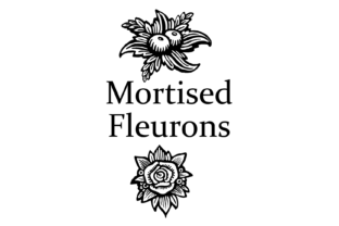 Mortised Fleurons: A Vintage-Ready Display Font for Creative Makers
