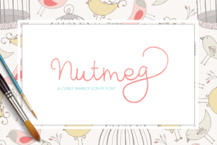 Nutmeg Script: A Curly Swirly Font for Elegant Branding