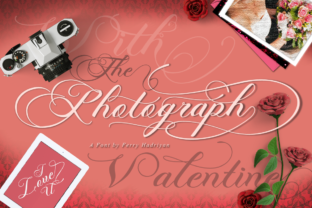 Photograph: A Script Font for Elegant Craft Projects