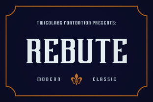 Rebute: A Bold Serif Font for Modern Web Design