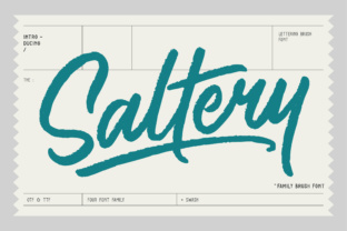 Saltery: A Modern Script Font for Creative Web Design