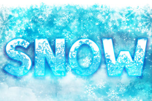 Snow Family: A Frosty Font for Creative Crafters and Printables