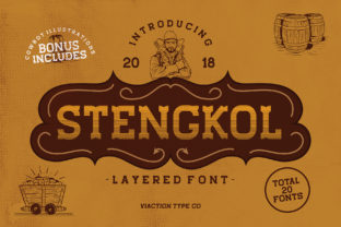Stengkol: A Bold Slab Serif Font for Modern Web Design