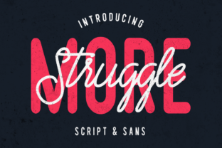 Struggle More Duo: A Versatile Script Handwritten Font for Creative Branding