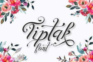 Tiptak: A Script Font That Adds Romance to Branding