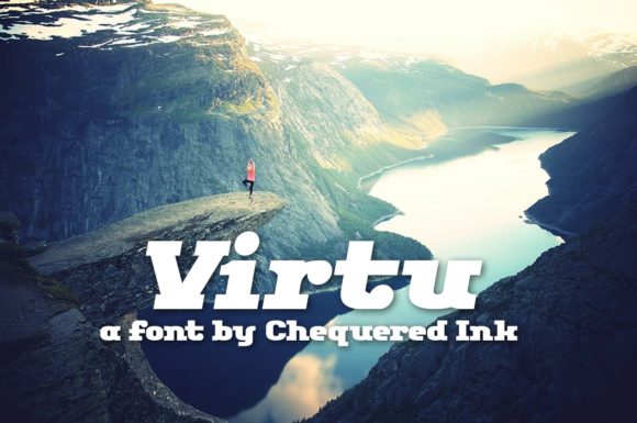 Virtu: A Serif Font for Bold Web Design and Brand Identity